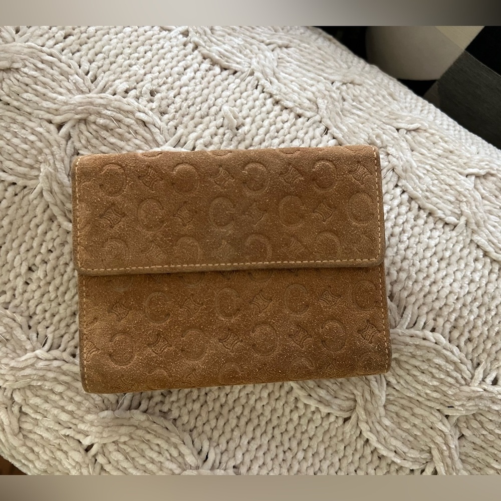 Celine C Suede Wallet✨